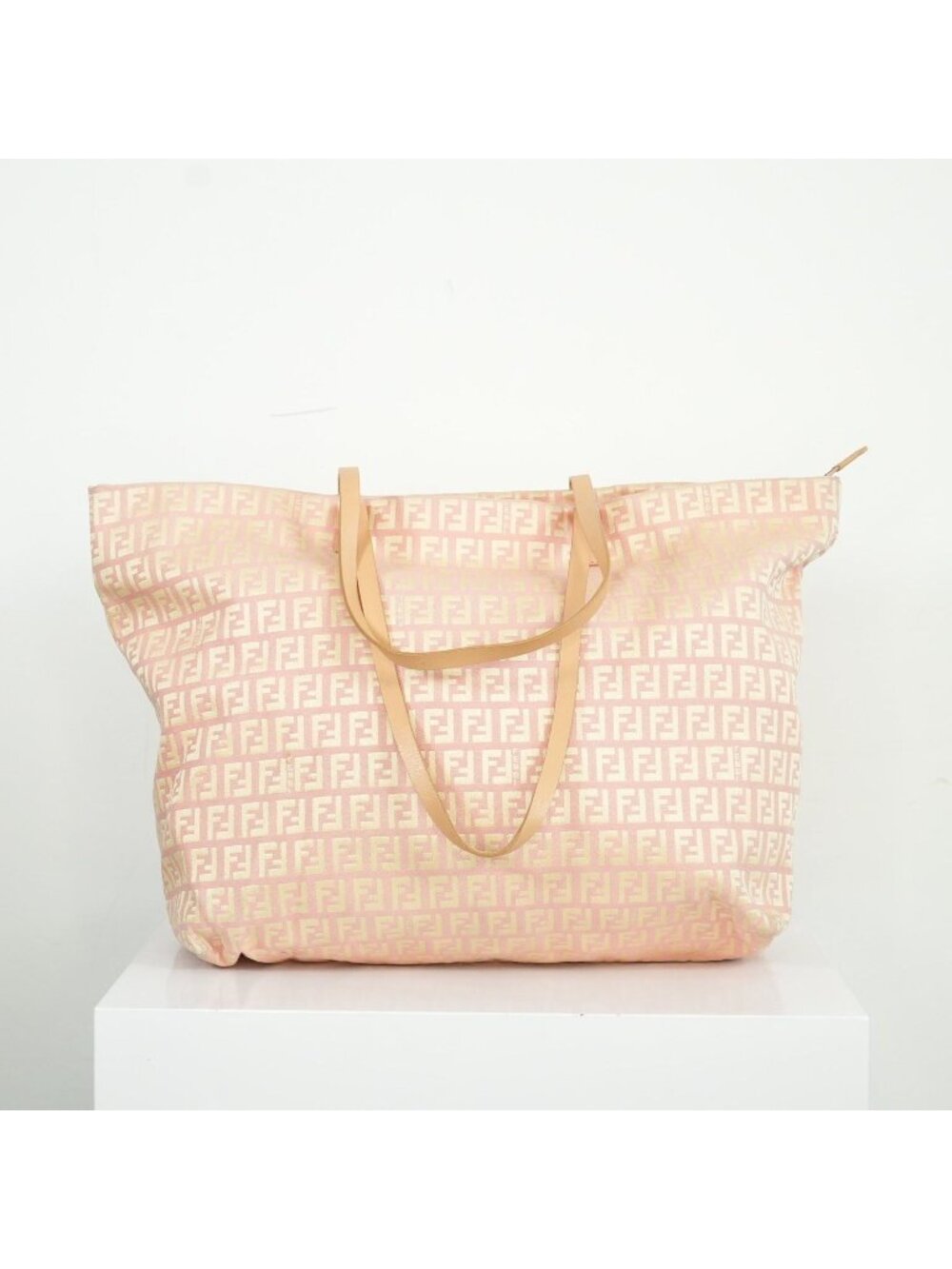 Fendi Pink Zucca Canvas Tote bag